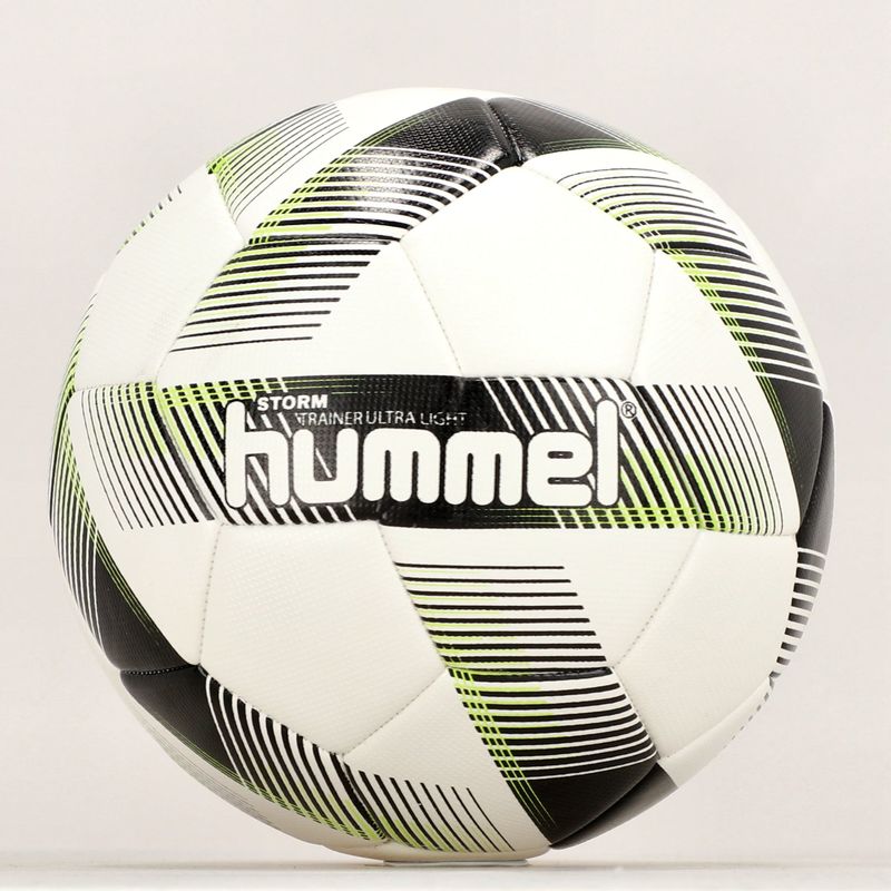 Hummel Storm Trainer Ultra Lights FB labdarúgó fehér/fekete/zöld méret 5 6
