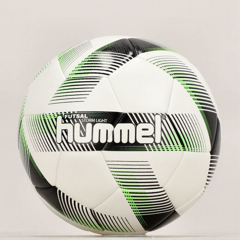 Hummel Storm Light FB labdarúgó fehér/fekete/zöld méret 3 5