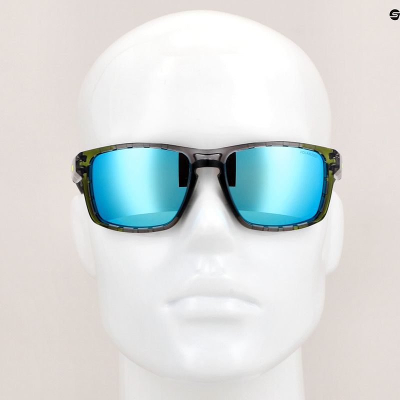 Julbo Shield Polar 4 Hd fekete/sárga fluo/kapszula óceán mester kerékpáros szemüveg 11