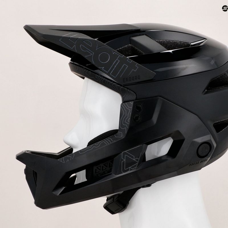 Leatt MTB Enduro 3.0 kerékpáros sisak V23 fekete 1023014652 12