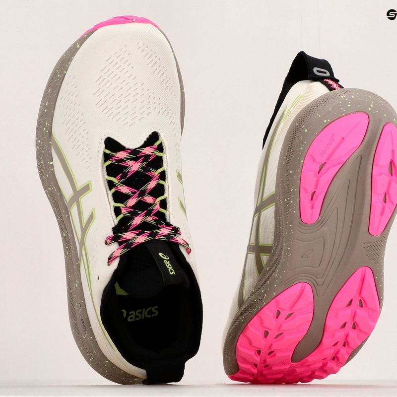 ASICS Gel-Nimbus 25 TR természetfürdő/lime zöld női futócipő 15