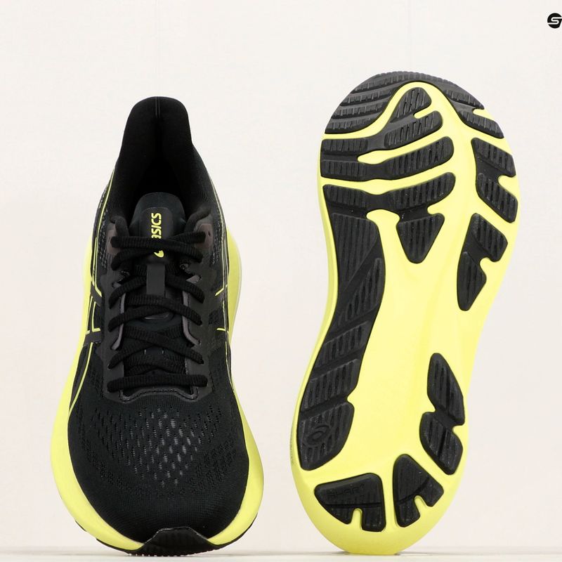 ASICS GT-2000 12 fekete/világossárga férfi futócipő 14