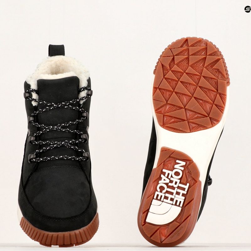 Női túrabakancs The North Face Sierra Mid Lace fekete/gardenia fehér 14