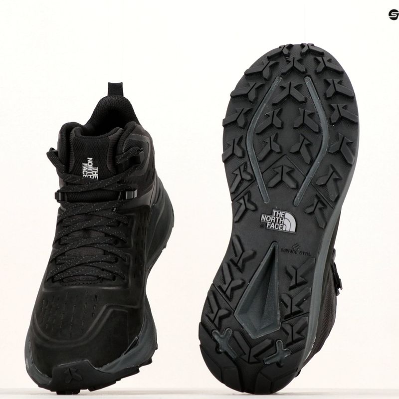 Férfi túrabakancs The North Face Vectiv Exploris 2 Mid Futurelight Lthr fekete/vanadis szürke 18