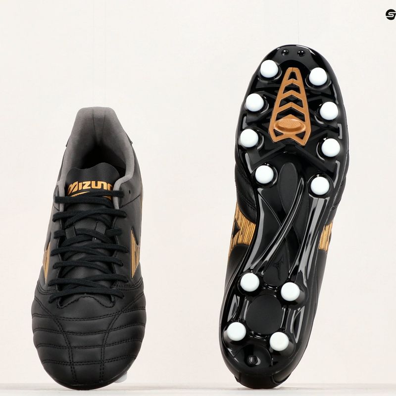 Férfi Mizuno Morelia Neo IV Pro MD labdarúgócipő fekete/arany/fekete 13