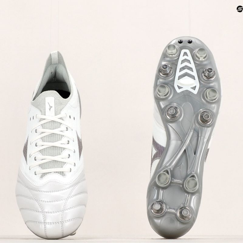 Mizuno Morelia Neo III Elite M fehér/hologram/hűvös szürke 3c futballcipő 12
