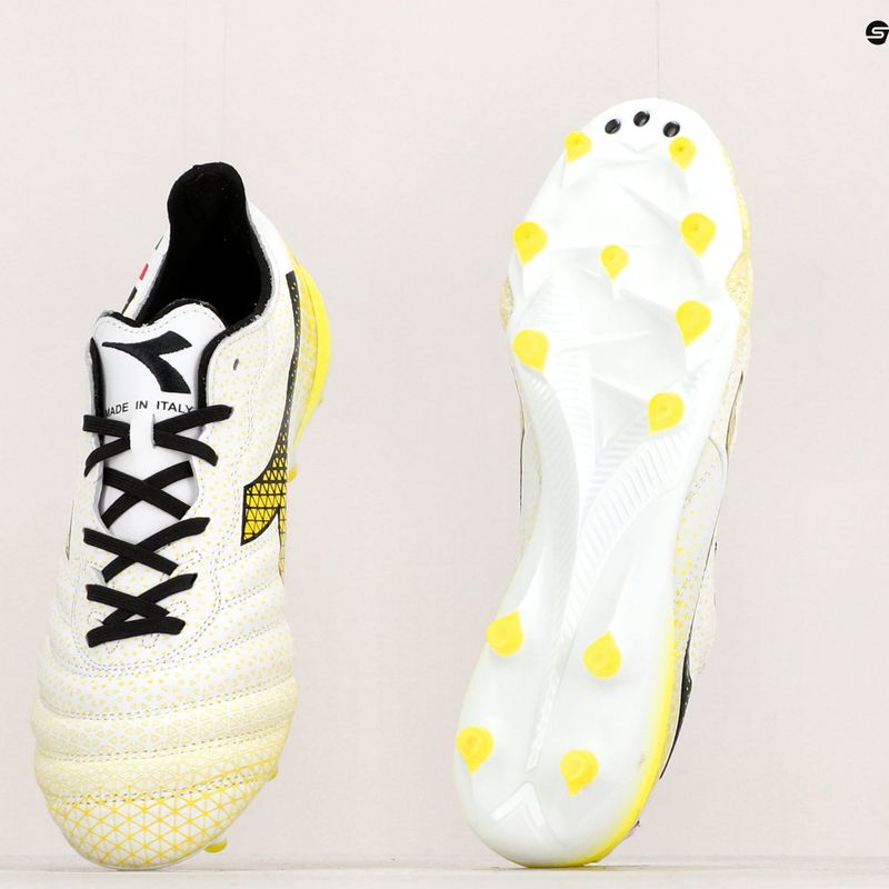 Férfi Diadora Brasil Elite Tech Tech GR ITA LPX futballcipő fehér/fekete/fluo sárga 25