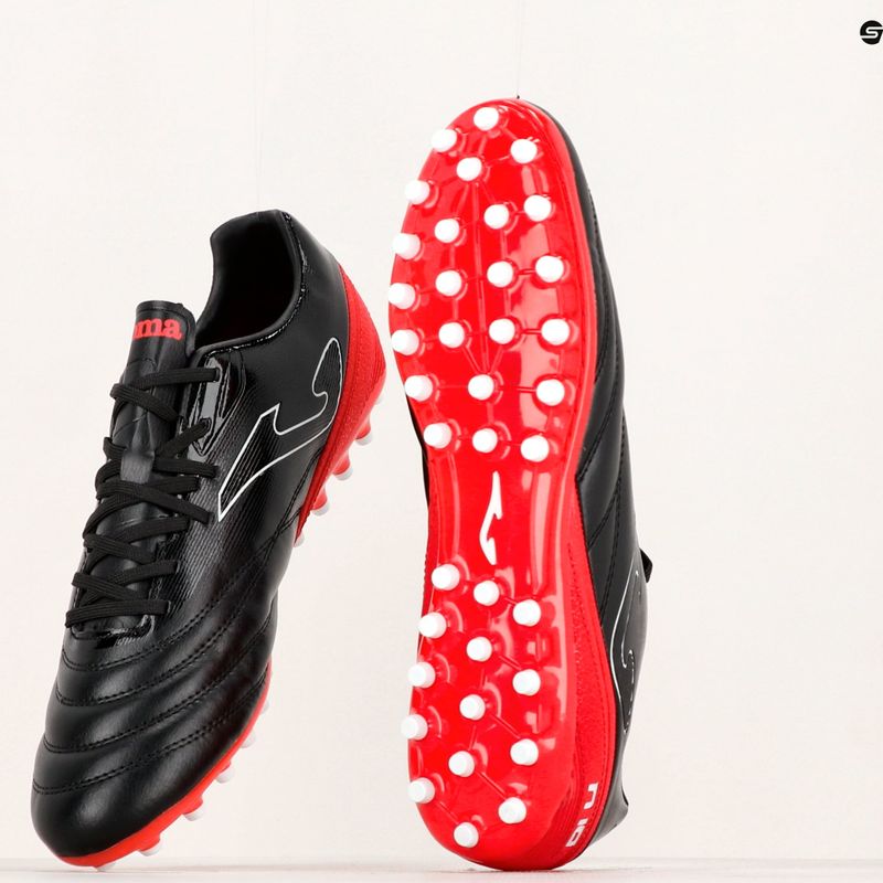 Férfi futballcipő Joma Numero-10 2241 AG negro/rojo Joma Numero-10 2241 AG negro/rojo 10