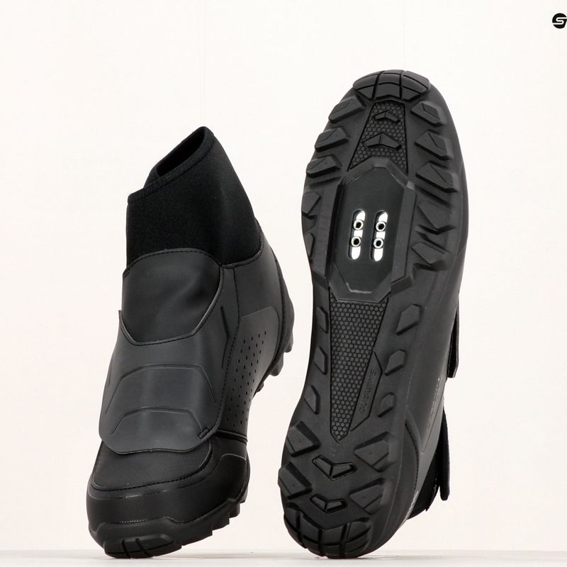 Férfi MTB kerékpáros cipő Shimano MW 501 fekete ESHMW501MCL01MCL01S38000 12