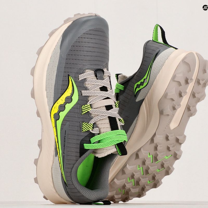 Női futócipő Saucony Peregrine 13 gravel/slime 13