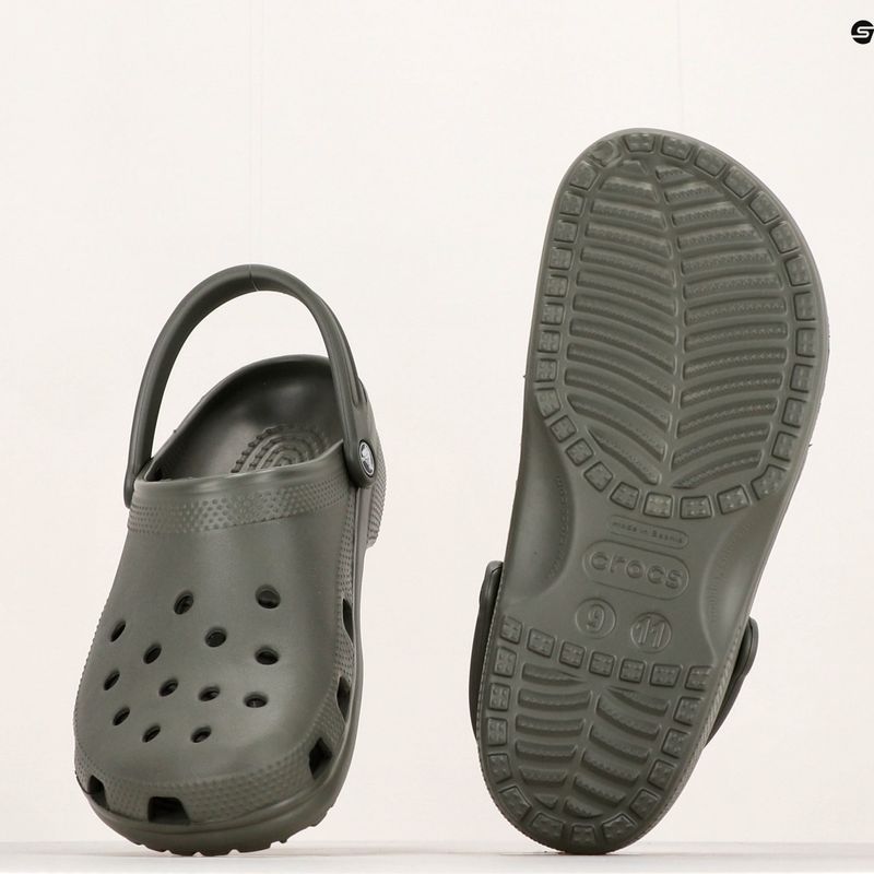 Férfi Crocs Classic poros olíva flip-flopok 13