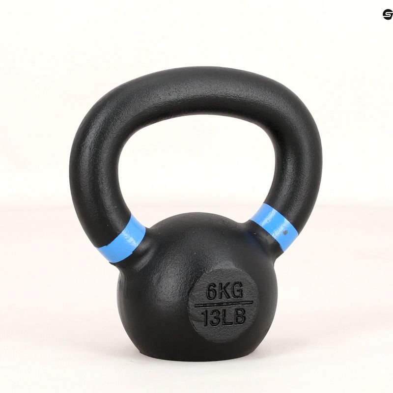 Kettlebell Pure2Improve 6kg fekete-kék P2I810080 7