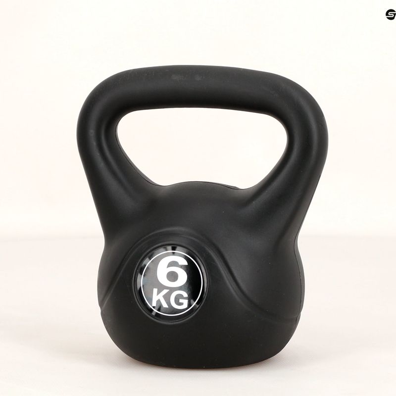 Kettlebell 6 kg Pure2Improve fekete P2I202090 4