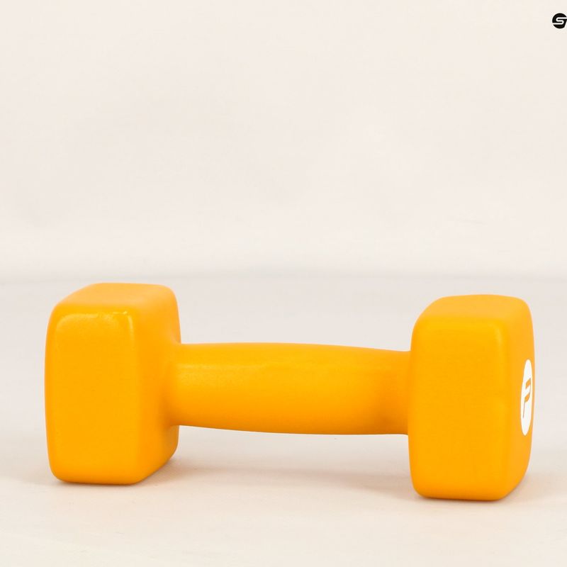 Neoprén súlyzó Pure2Improve 5 kg sárga P2I201430 6