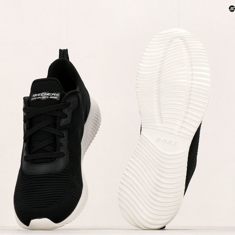 Női SKECHERS Bobs Squad Tough Talk tornacipő fekete 9