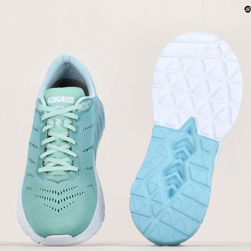 Női futócipő HOKA Mach 2 aquamarine/lichen 11