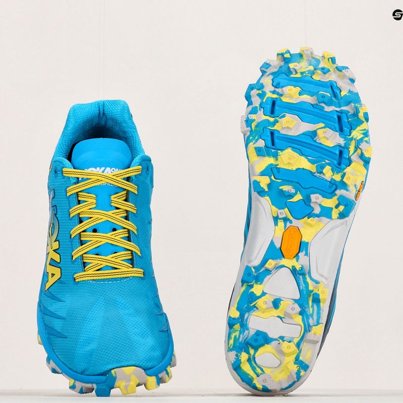 Férfi futócipő HOKA Evo Jawz cyan/citrus 13