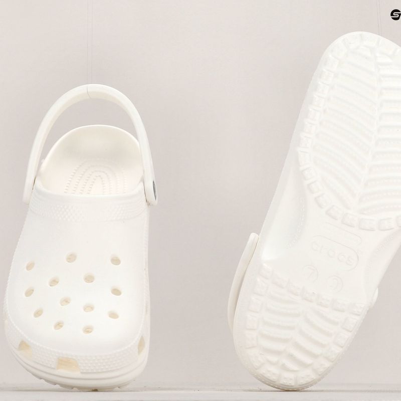 Férfi Crocs Classic fehér flip-flopok 9