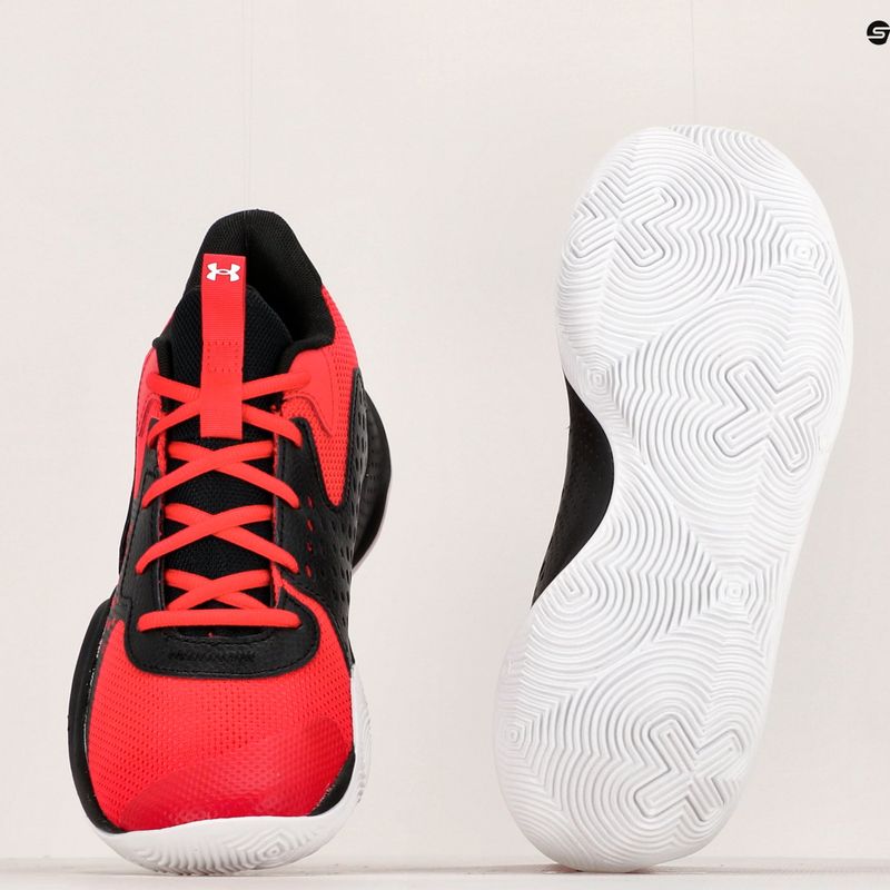 Under Armour Jet'23 piros/fekete/fehér kosárlabda cipő 9