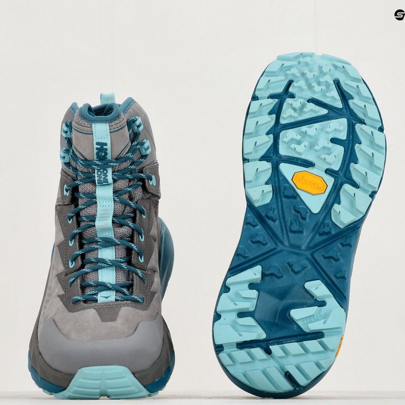 Női túrabakancs HOKA Kaha GTX fagyszürke/aqua haze 11