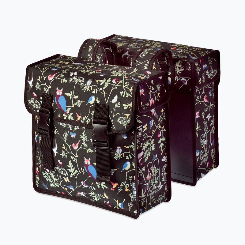 Basil Wanderlust Dupla táska 35 l szén színű kerékpár csomagtartó