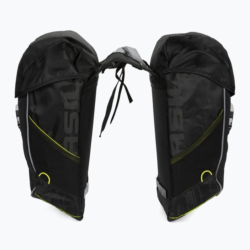 Basil Miles Double Bag kerékpár csomagtartó fekete B-17751 4