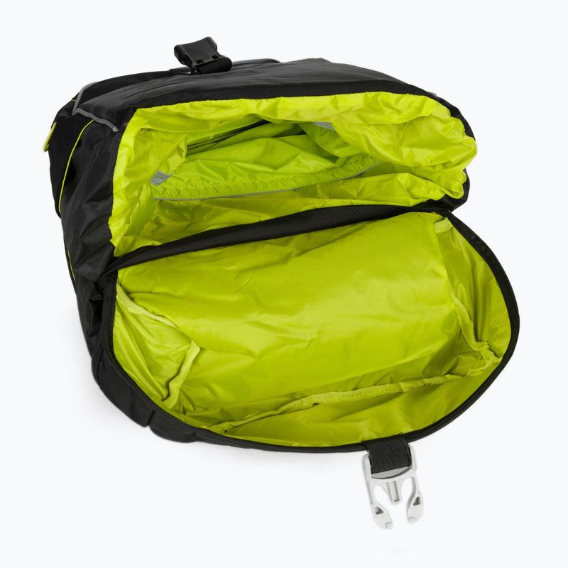 Basil Miles Double Bag kerékpár csomagtartó fekete B-17751 6