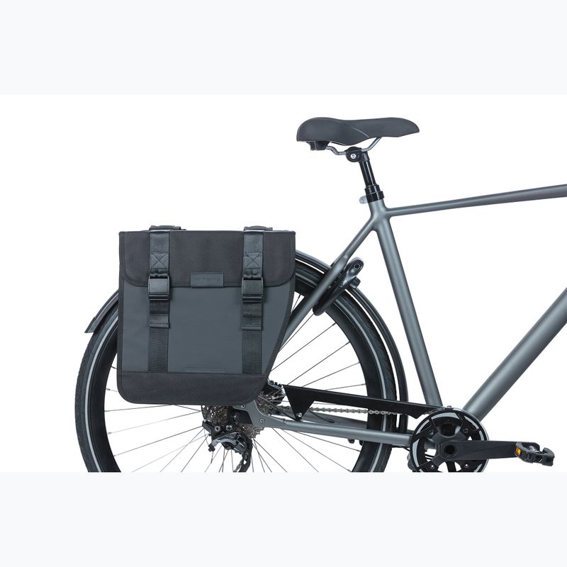 Basil Tour vízálló dupla táska XL 35 l fekete 7