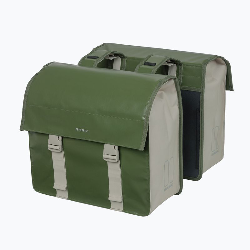 Csomagtartók Basil Urban Load Double Bag 53 l green/sand