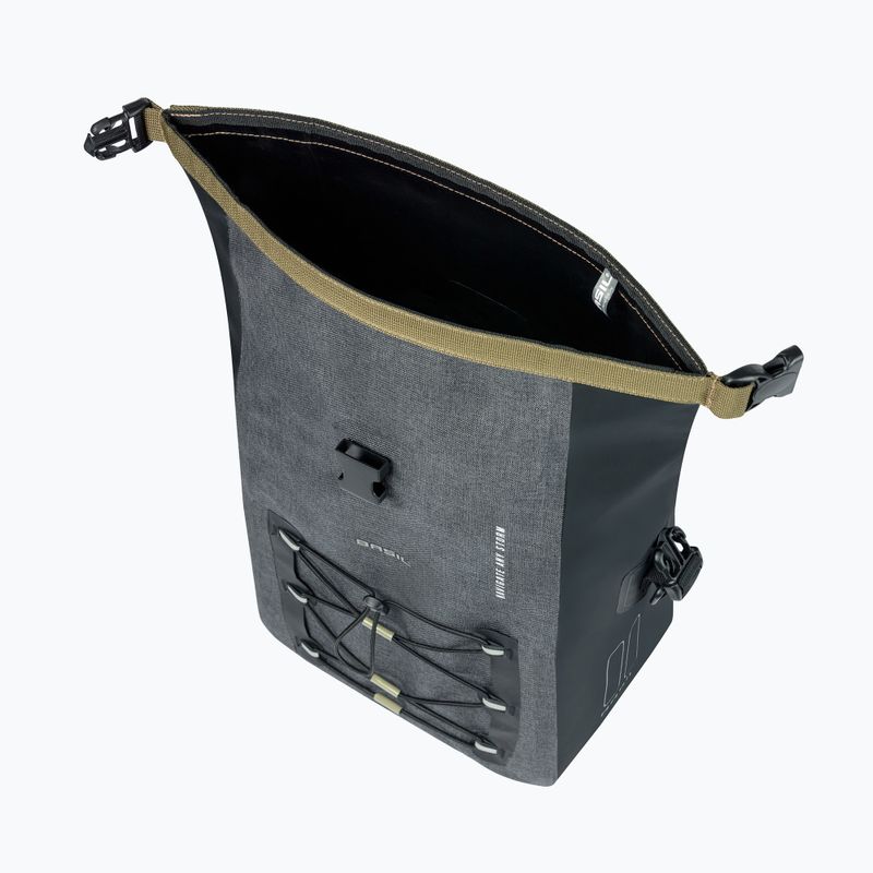 Basil Navigator Storm Hook On 12-15 l szürke/fekete kerékpár csomagtartó 5