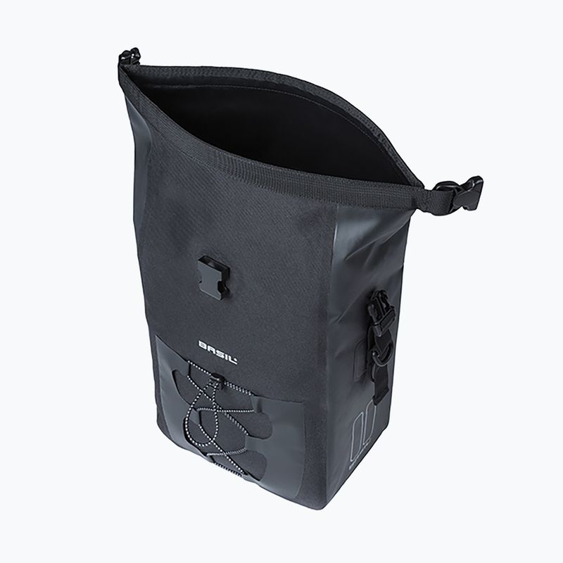 Kerékpártáska Basil Navigator Waterproof Single Bag MIK Hooks 15 l black 4