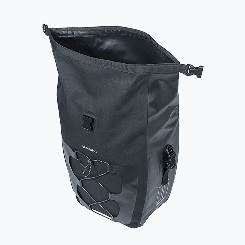 Kerékpáros táska Basil Navigator Waterproof Single Bag MIK Hooks 25-31 l black 4
