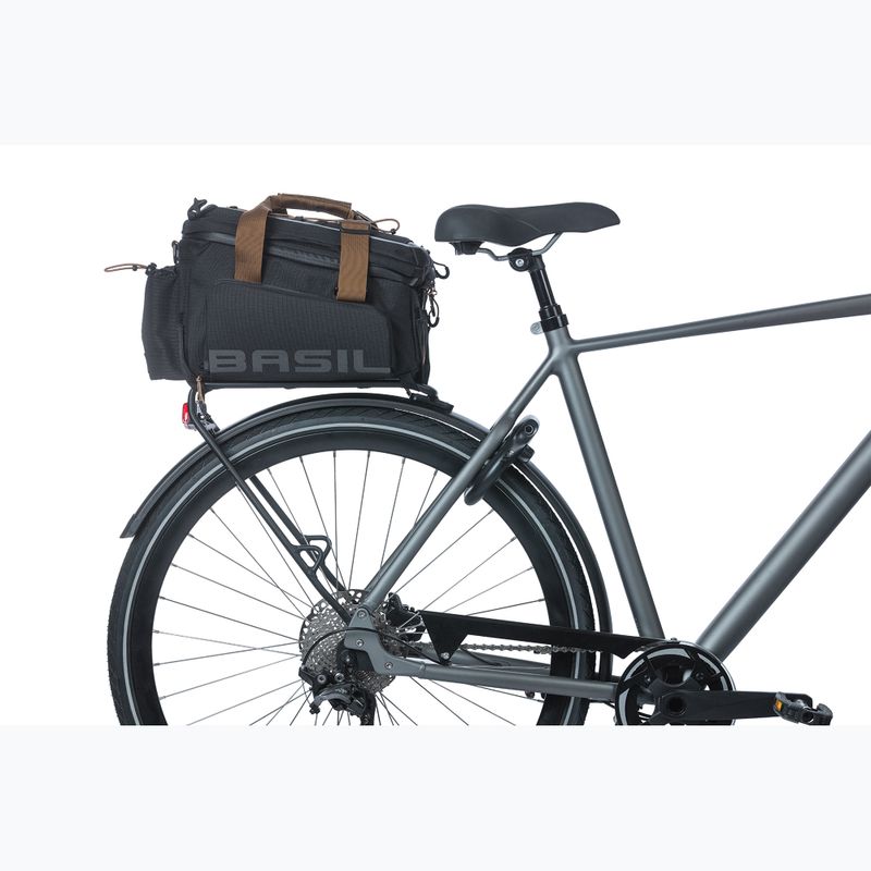 Basil Miles Trunkbag XL Pro 9-36 l fekete palatáblás kerékpárhordozó táska 9