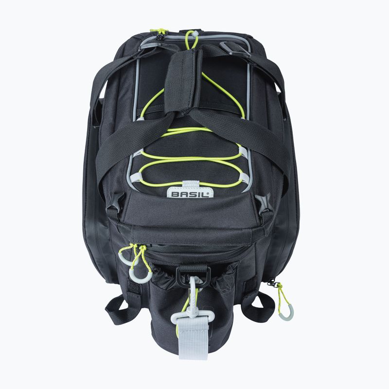 Basil Miles Trunk XL Pro 36 l fekete/lime kerékpárszállító táska 3