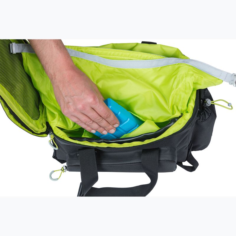 Basil Miles Trunk XL Pro 36 l fekete/lime kerékpárszállító táska 8