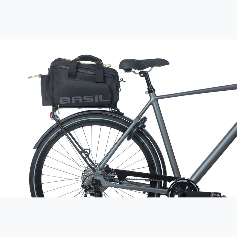 Basil Miles Trunk XL Pro 36 l fekete/lime kerékpárszállító táska 9