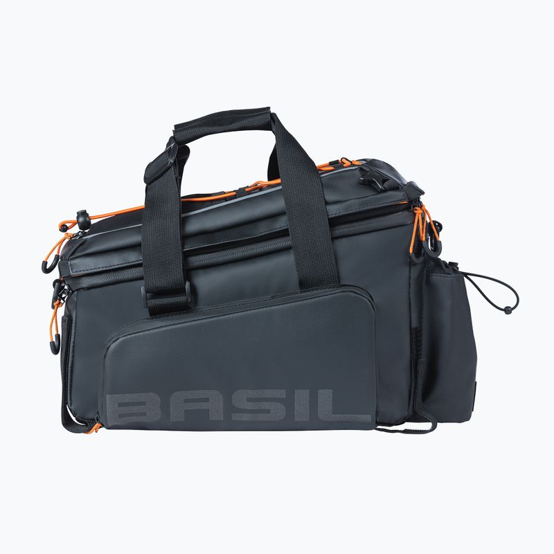 Basil Miles Tarpaulin XL Pro 9-36 l fekete/narancssárga kerékpárszállító táska 2