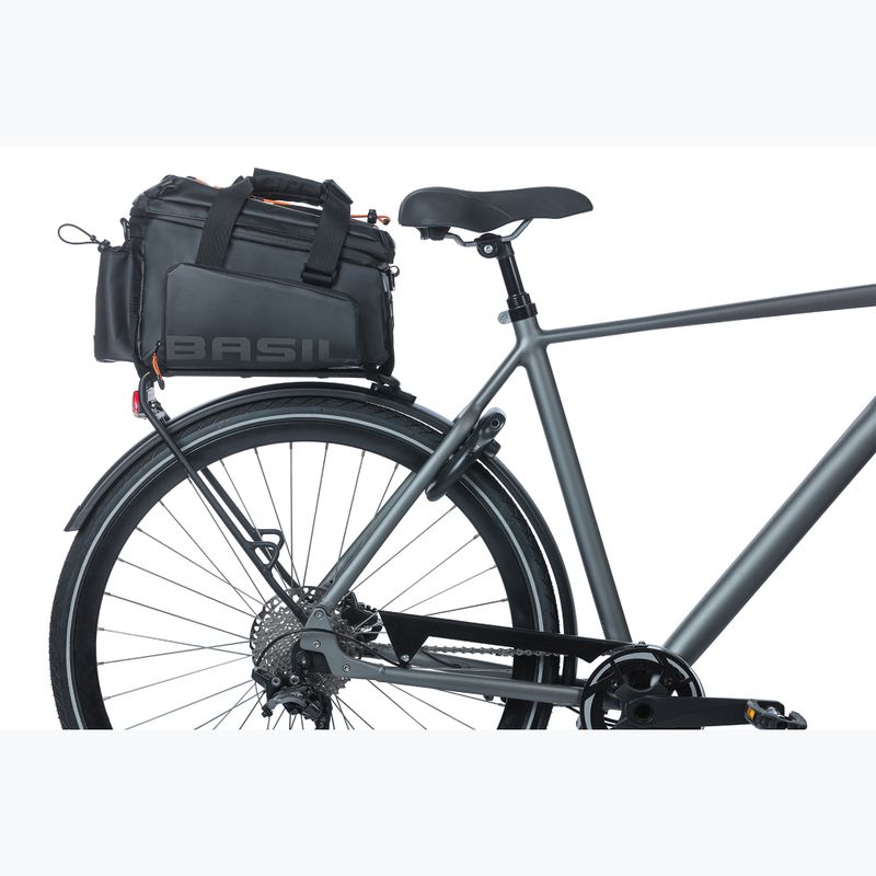 Basil Miles Tarpaulin XL Pro 9-36 l fekete/narancssárga kerékpárszállító táska 9