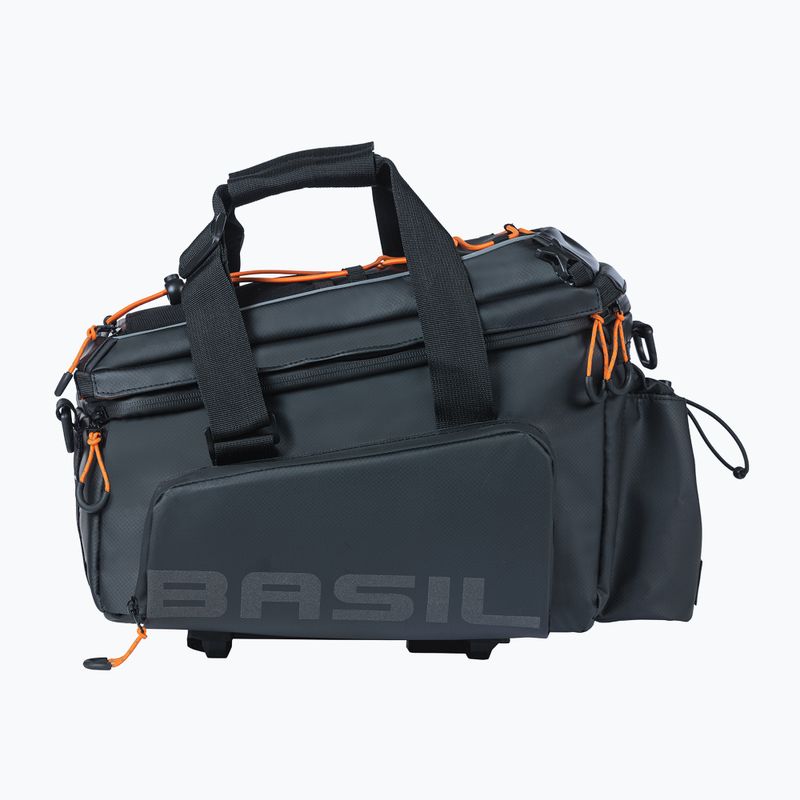 Basil Miles Tarpaulin XL Pro MIK 9-36 l fekete/narancssárga kerékpárszállító táska 2