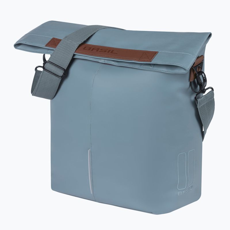 Kerékpárhordó táska Basil City Shopper Vegán bőr 16 l kék 2