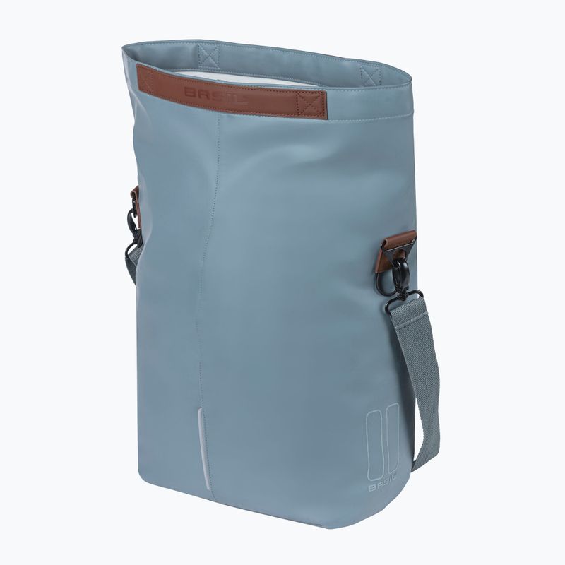 Kerékpárhordó táska Basil City Shopper Vegán bőr 16 l kék 5