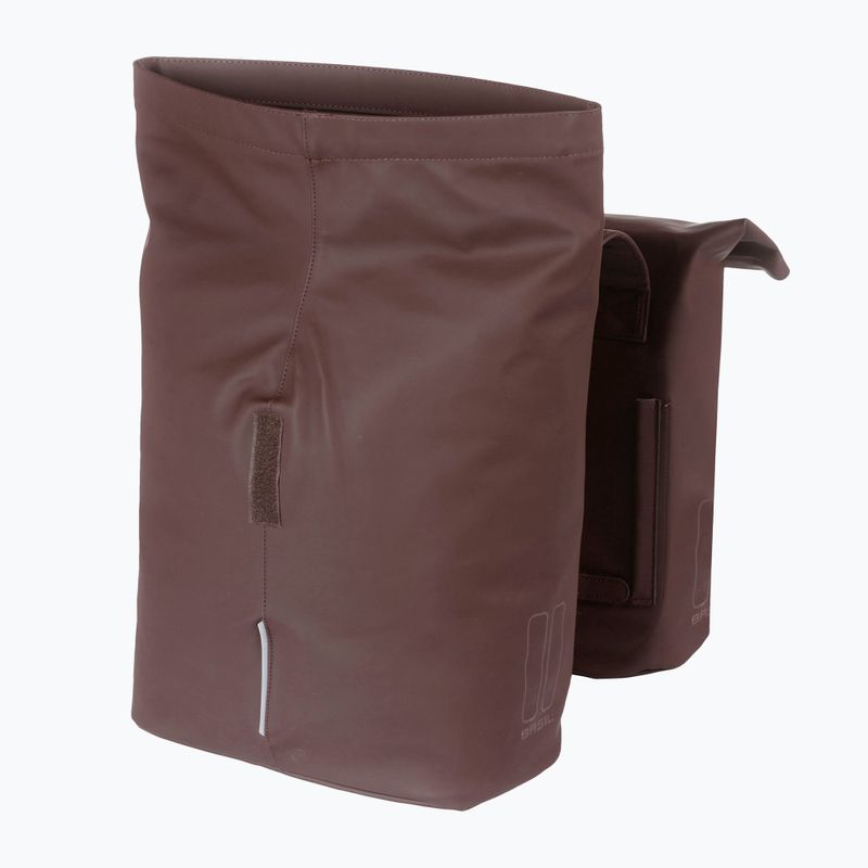 Csomagtartók Basil City Double Vegan Leather 32 l brown 5