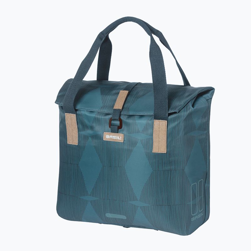 Basil Elegance Shopper 20-26 l kombi kék kerékpártartó táska 3