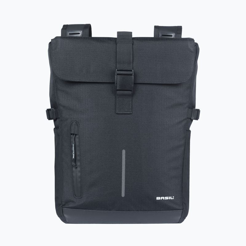 Basil Move Double Bag kerékpár csomagtartó 30 l fekete 2