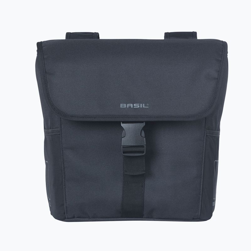 Basil Go Double Bag kerékpáros csomagtartó 32 l tömör fekete 2