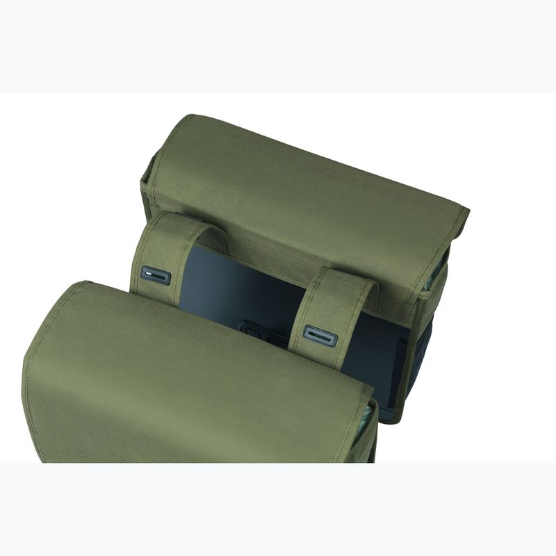 Basil Go Double Bag kerékpáros csomagtartó 32 l sötétzöld 3