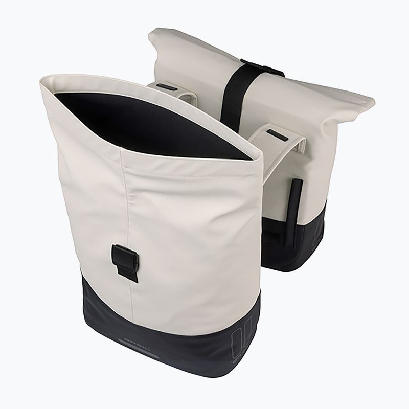 Kerékpártáska Basil Cove Double Pannier Bag 32 l off white/black 5