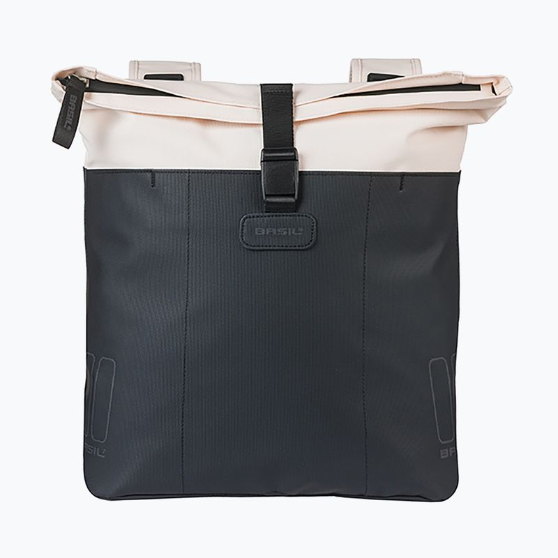 Kerékpártáska Basil Vive Double Pannier Bag 35 l off white/black 2