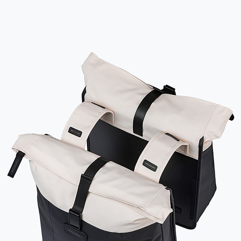Kerékpártáska Basil Vive Double Pannier Bag 35 l off white/black 4