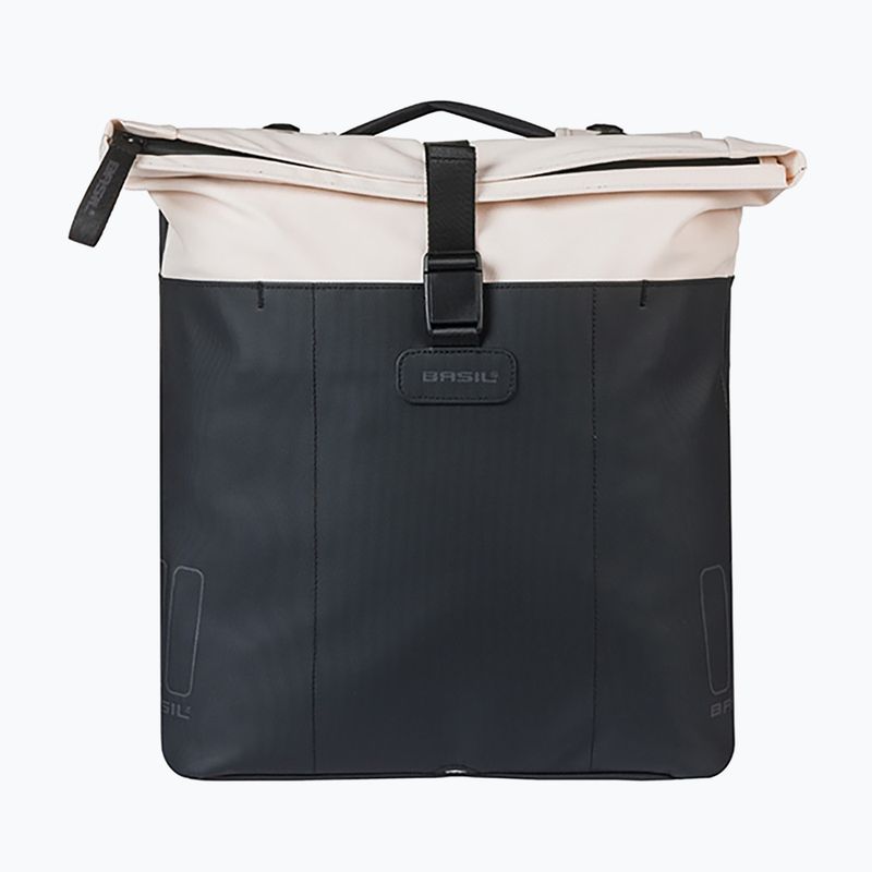 Kerékpártáska Basil Vive Double Pannier Bag MIK 35 l off white/black 3